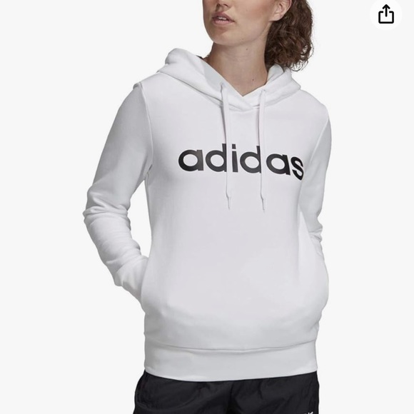 Adidas Women’s Fleece Hoodie Pullover - Picture 5 of 8